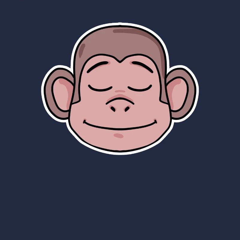 Affe Kopf Tier