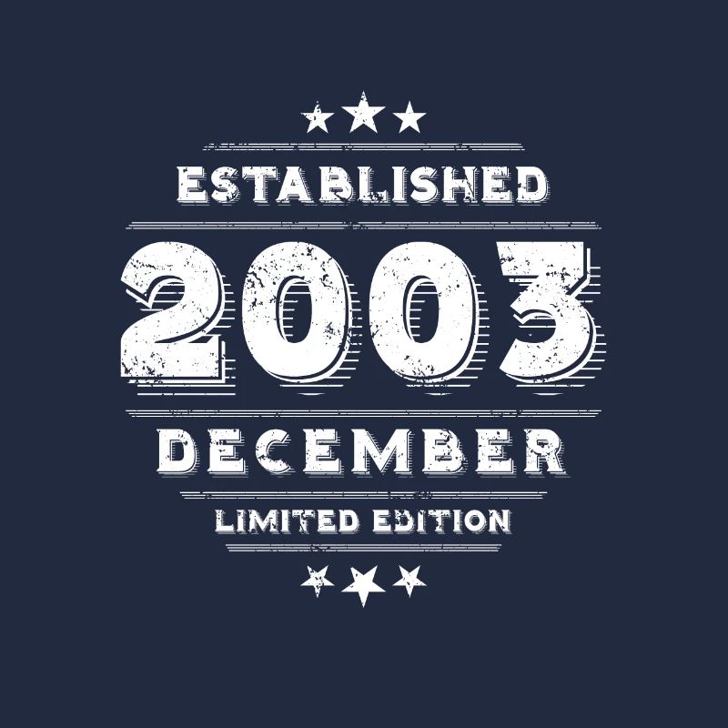 Anniversaire en décembre 2003 - décembre