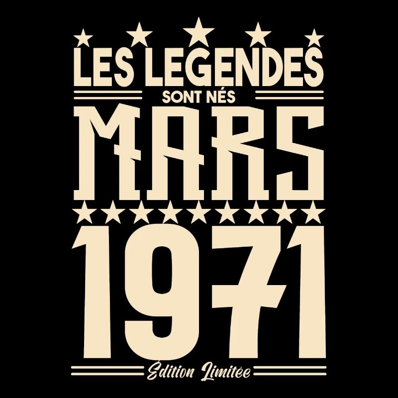 cadeau d'anniversaire mars 1971. cadeau Mars 1971.