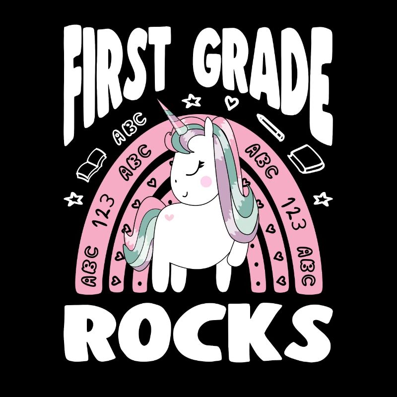 First Grade Rocks Unicorn School Starters Gift