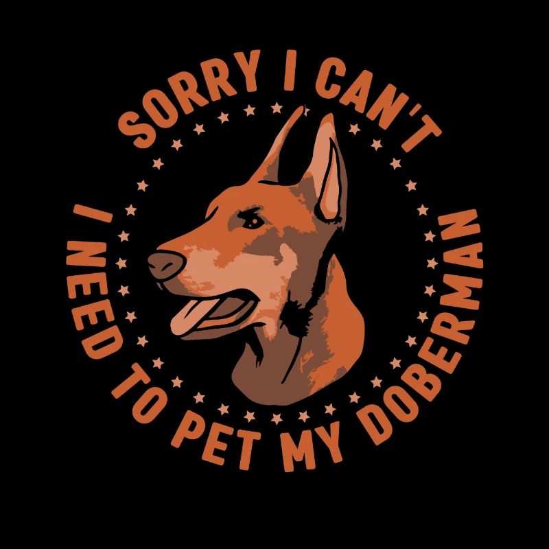 Ne puis-je pas avoir à caresser mon Doberman