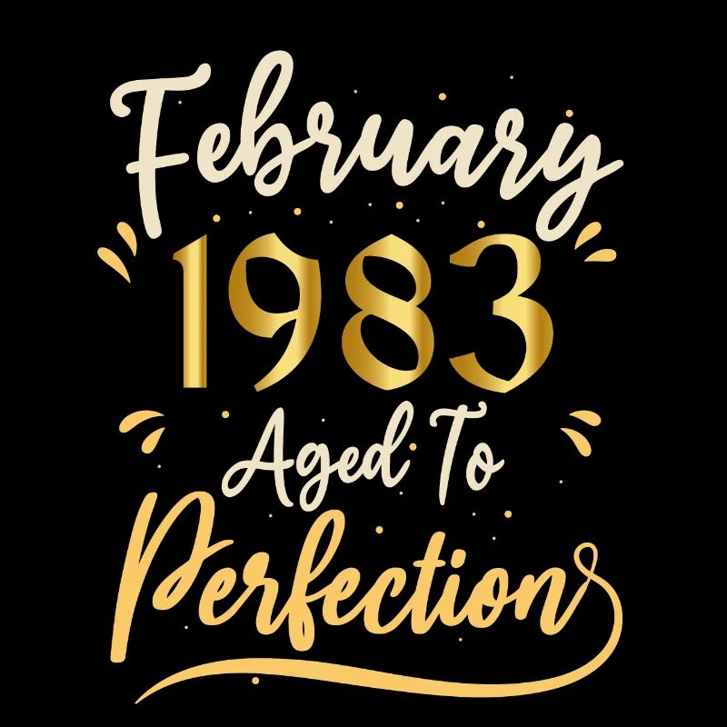 Février 1983 Février âgée à la perfection 1983