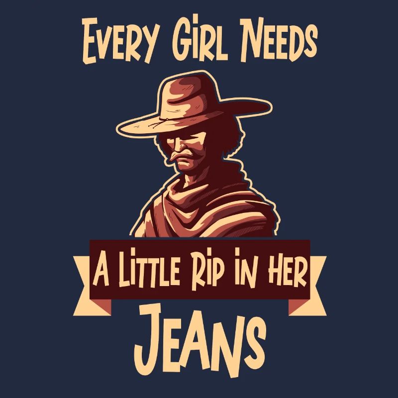 Jedes Mädchen braucht einen kleinen Riss in ihrer Jeans