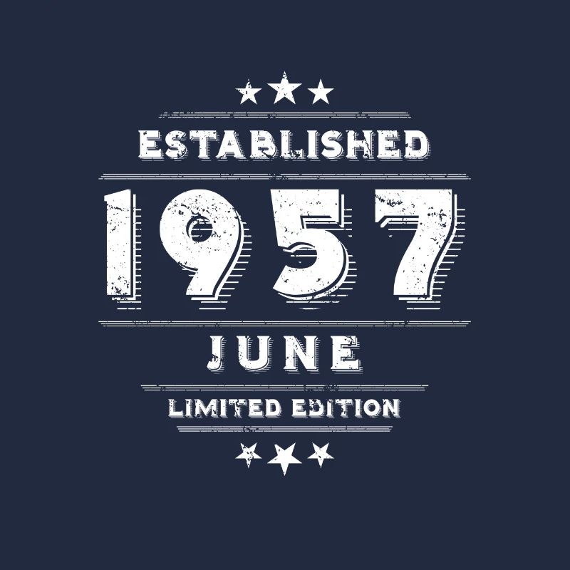 Geburtstag im Juni 1957 - June