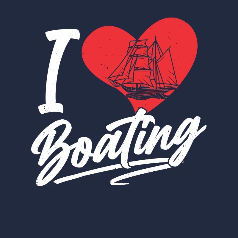 Ich Liebe Bootfahren Segelboot Yacht Schiff Boot