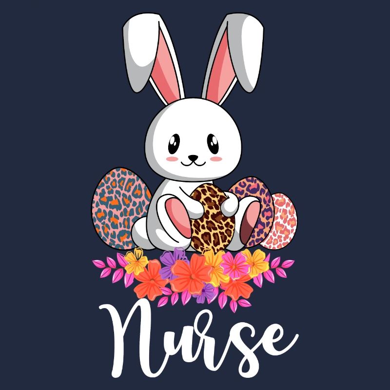 Easter Leopard Easter Egg Nurse Easter