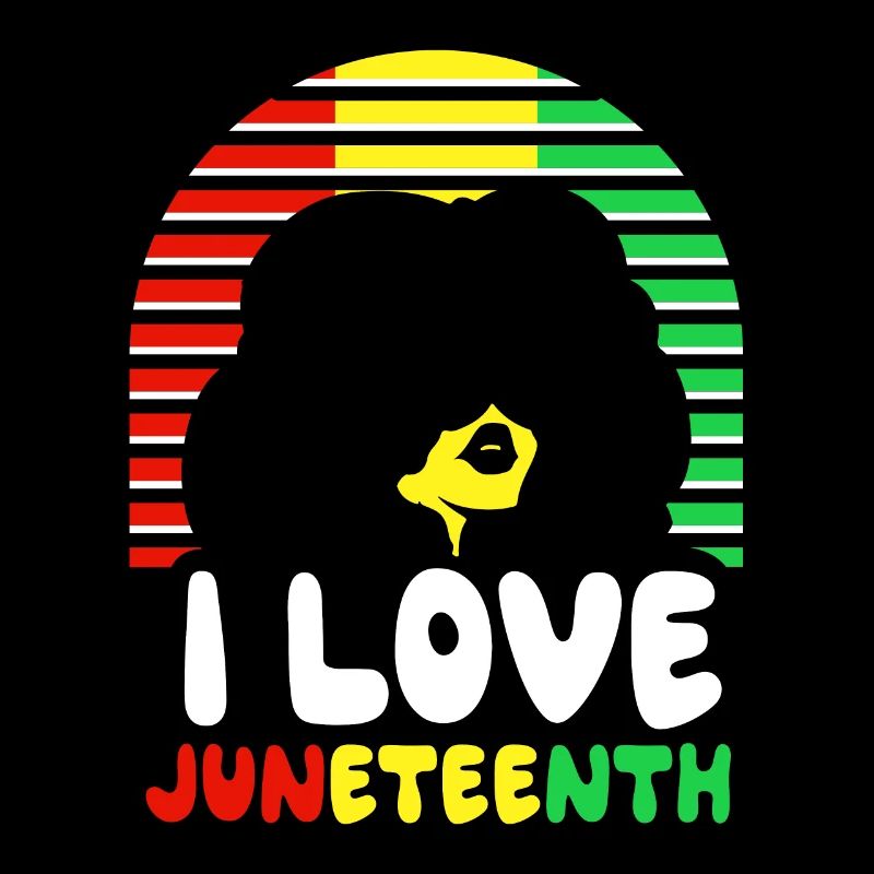 Ich Liebe Den Juneteenth Black African American