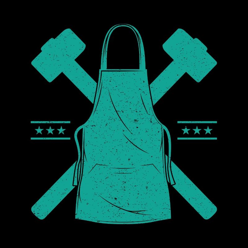 Blacksmith Apron & Hammer Smith Gift