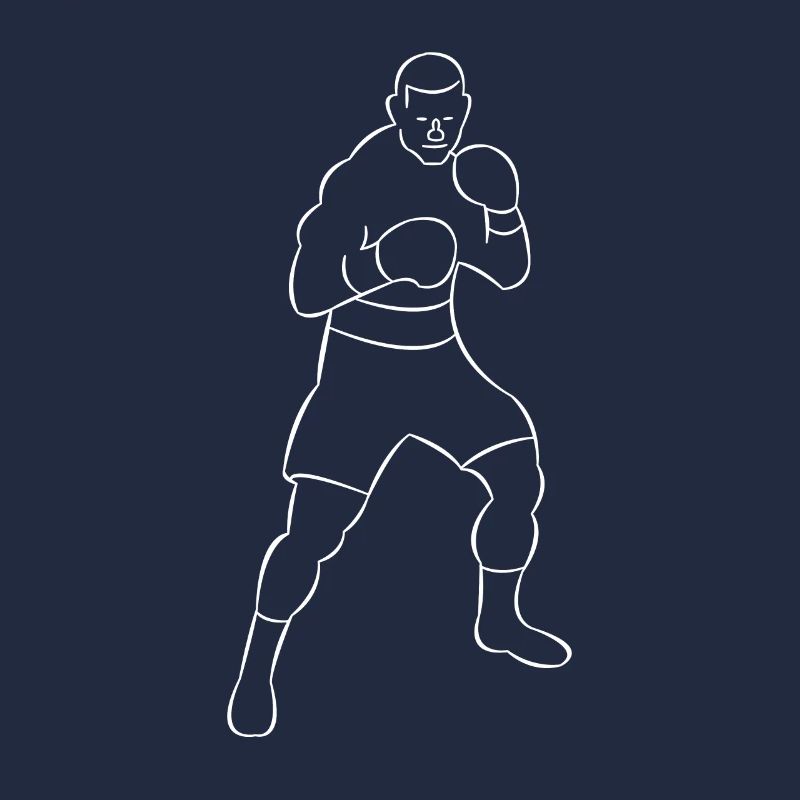 Boxer dessiné