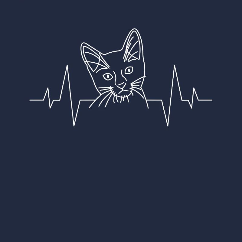 Cœur de chat de chat