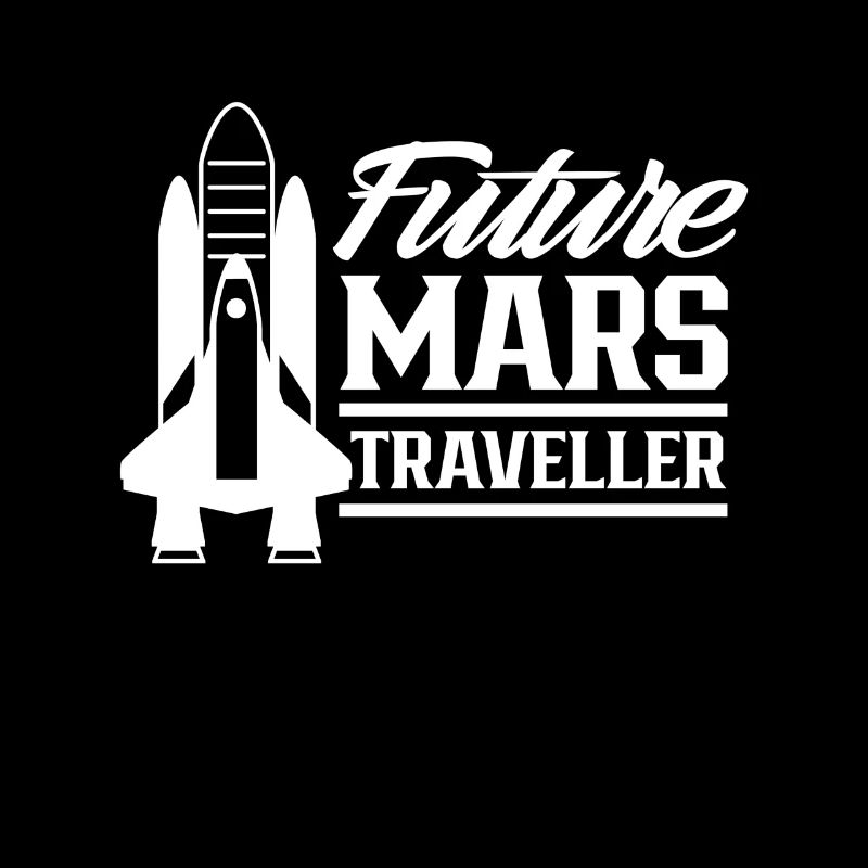 Future Mars Traveling Astronaut Planet