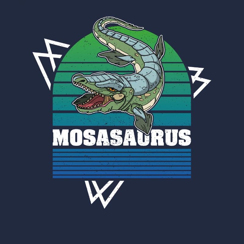 Mosasaurus Urzeit Dino Kinder Spruch Geschenk