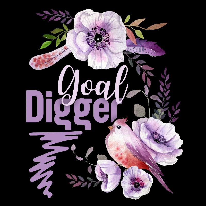 Goal-Digger, jeu de mots drôle dicton, fleurs