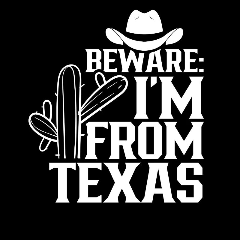 Attention: Je viens du Texas Texan Texan