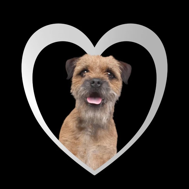Border Terrier Herz - I Love Border Terrier