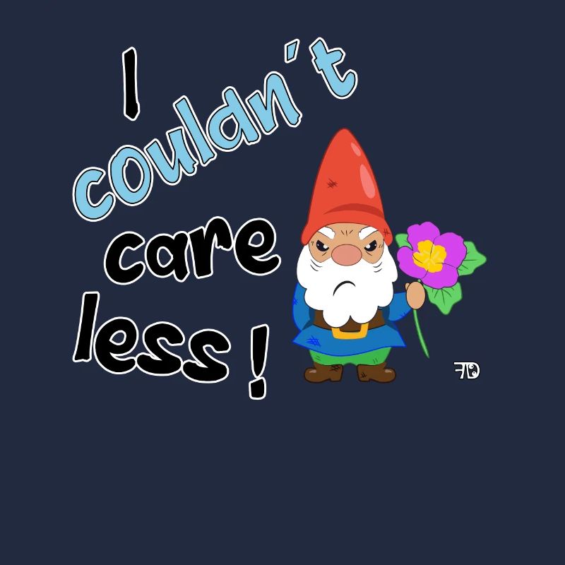 I couldn't care less. grim funny garden