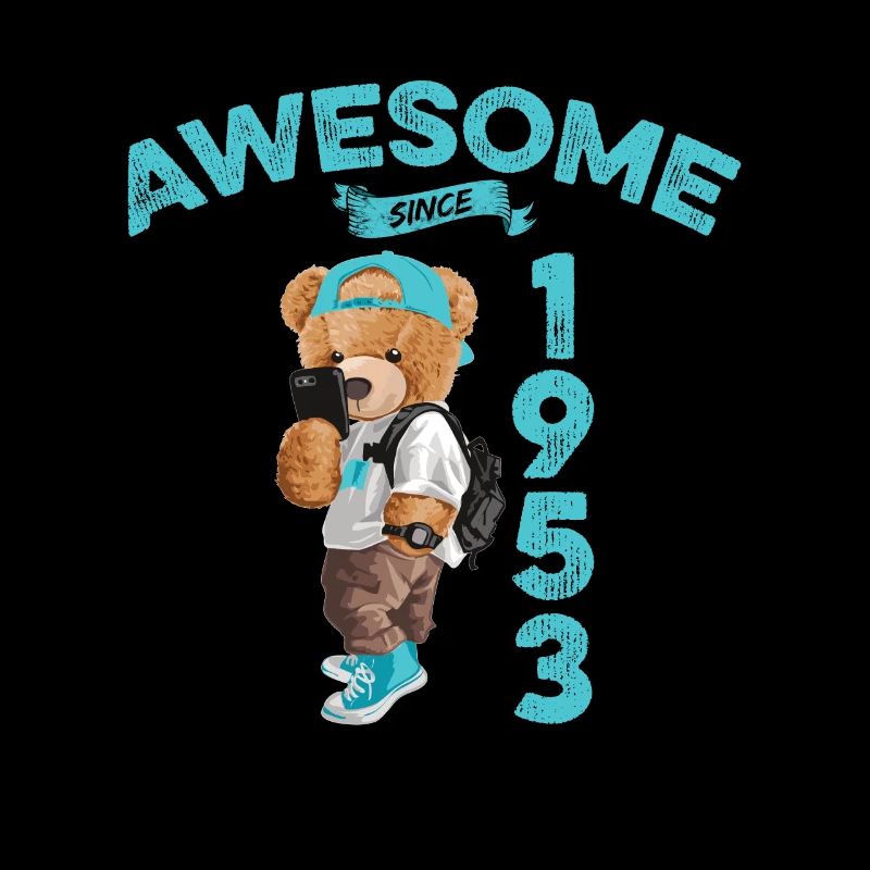 1953 Birthday Teddy Bear Awesome since