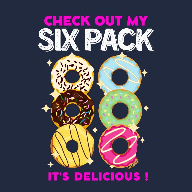 Regarde mon pack de six ! - Donuts