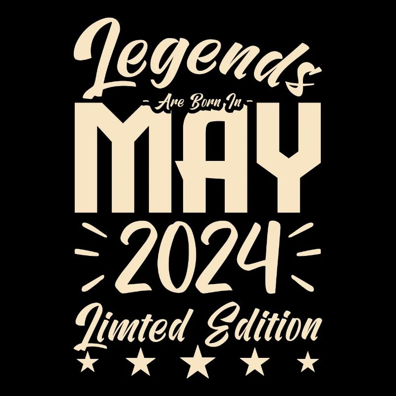 Geboren Mai 2024 Geburtstagsgeschenk 2024.