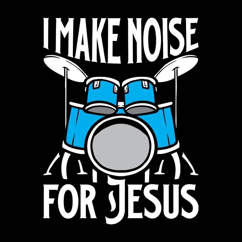 Drum Player Jesus Drum set Pick Jesus Drums Player