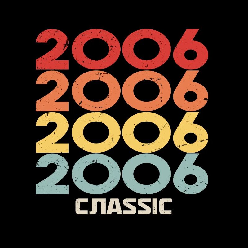 2006 Anniversaire dans le style vintage classique 2006