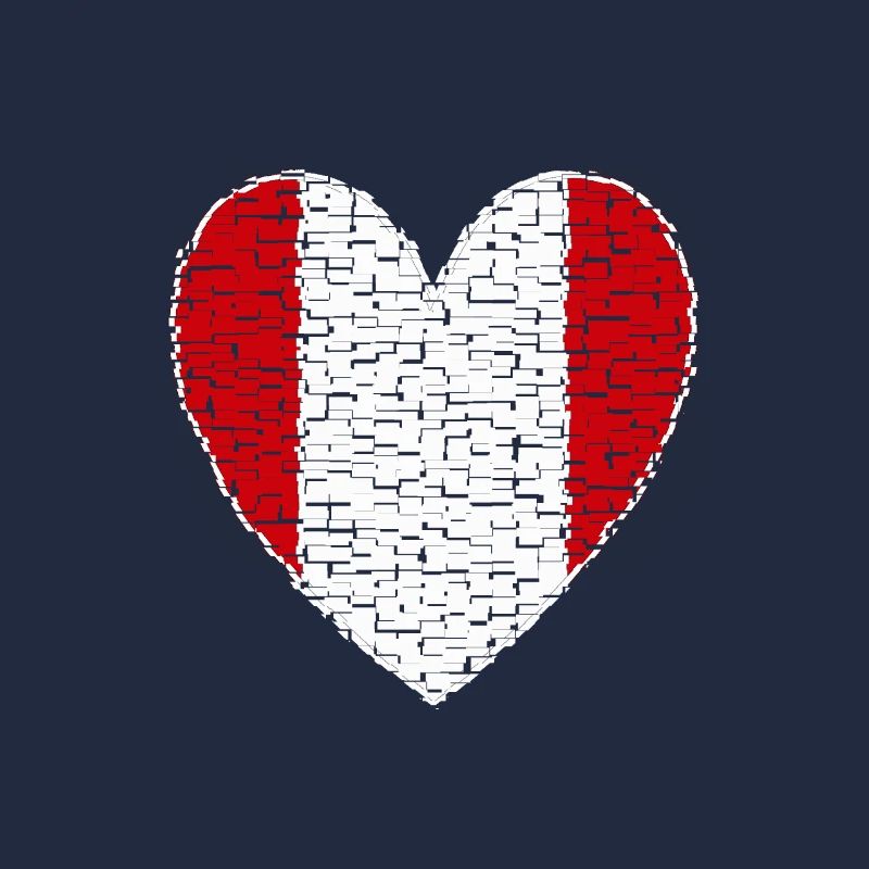 Conception d’art coeur du Pérou