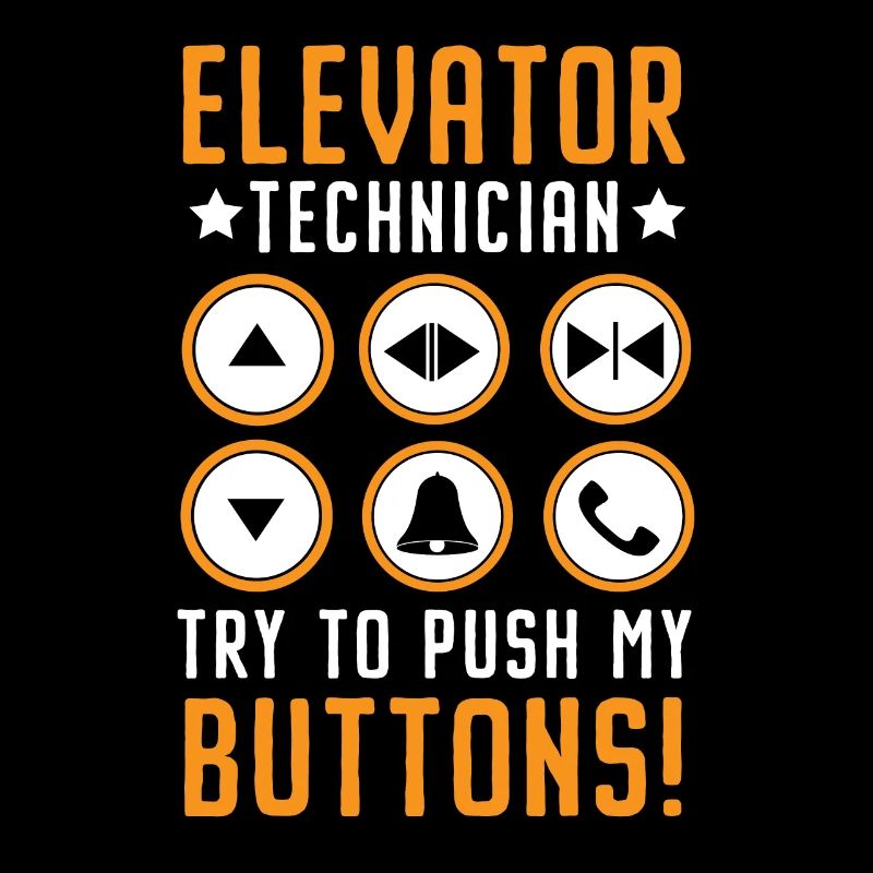 Elevator technician tries to push my buttons