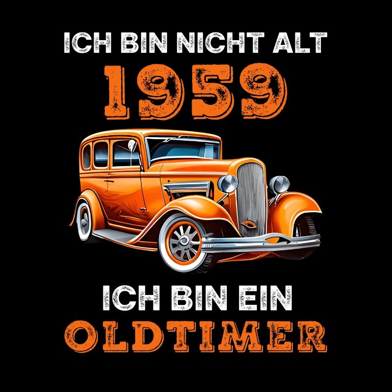 Oldtimer Auto 1959 Vintage Geburtstag Spruch