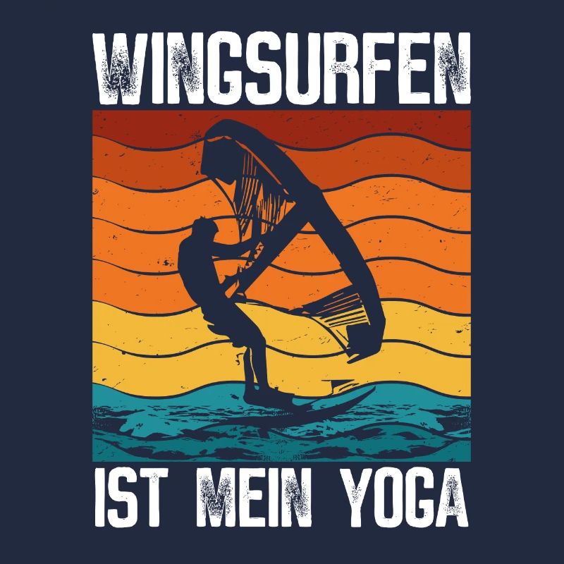 Wingsurfing Mann