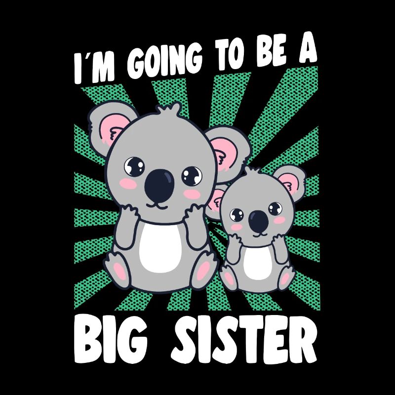 I'm Going To Be A Big Sister Koala Graphic Idea