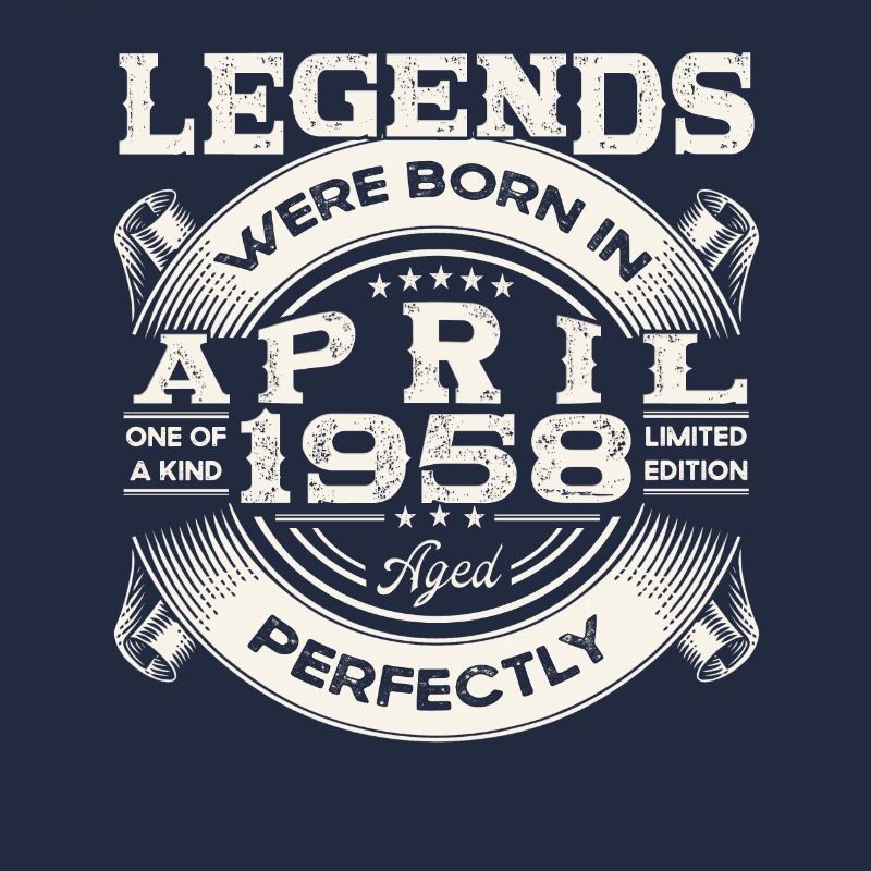 65th birthday man April born 1958 Oldtimer
