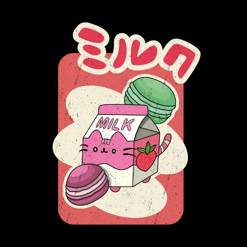 Milkshake Strawberry Japan Macaroons Gift