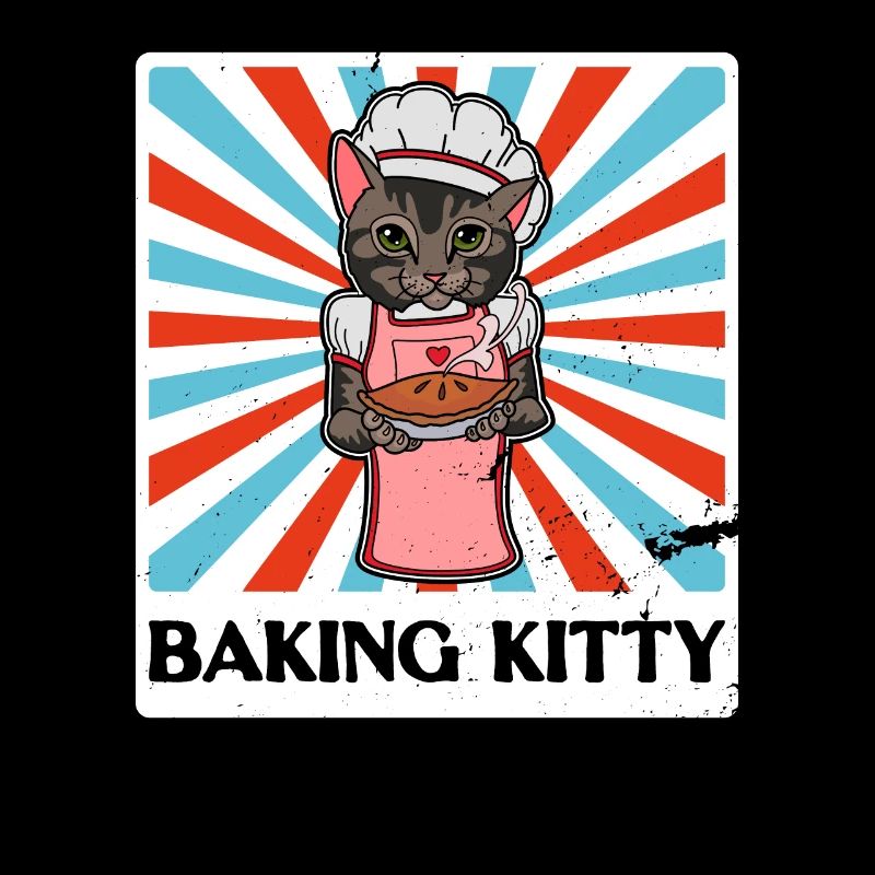 Katzenliebhaber Brötchen Backen Bäcker Spruch