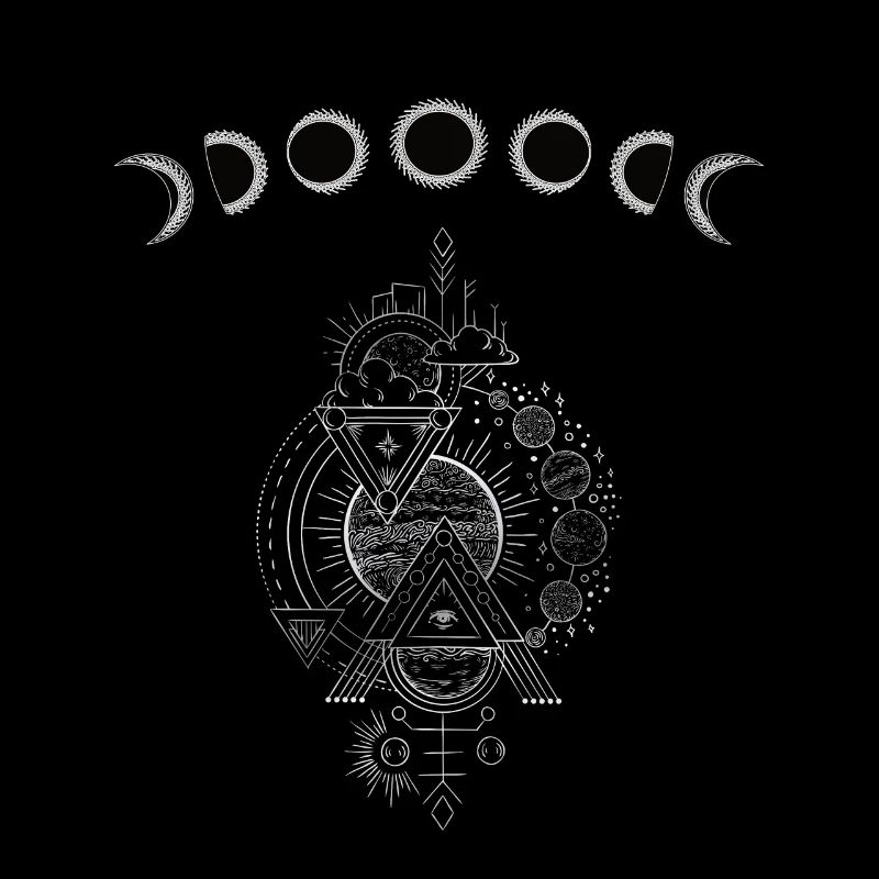Dark Dream Moonphase Astro-design