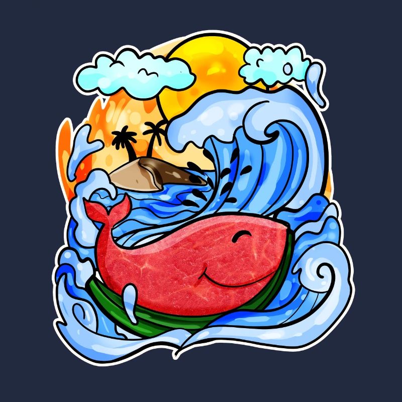 Baleine pastèque