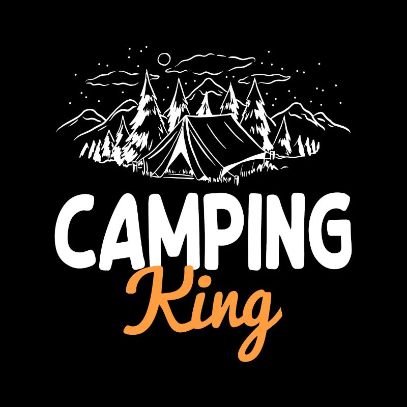 Lustiger Camping König