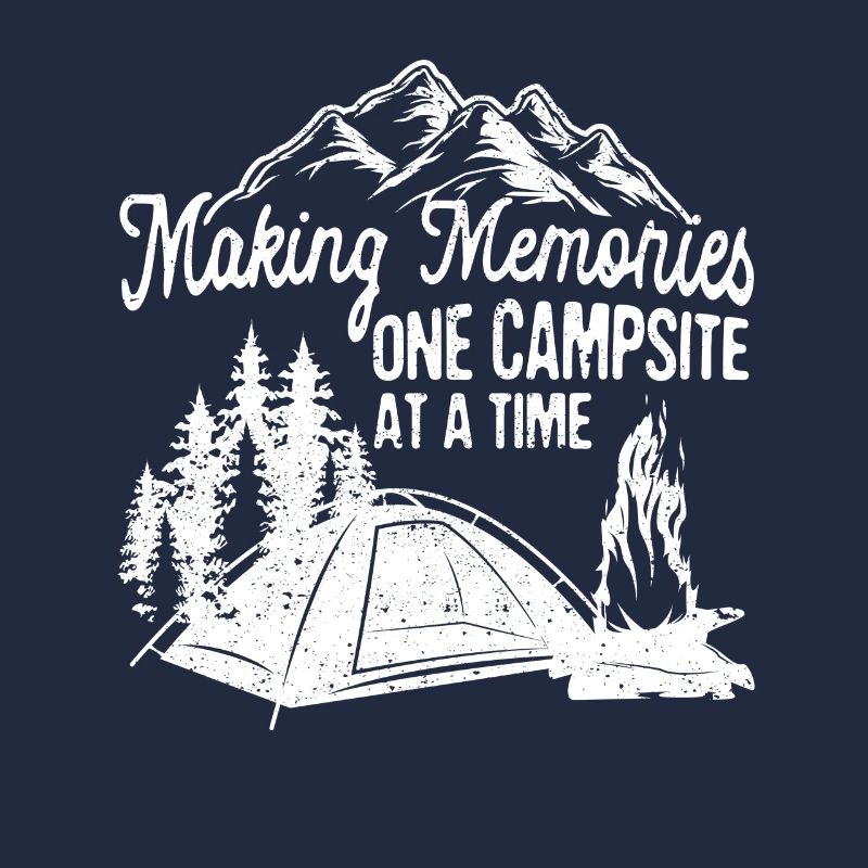 Creating memories - a campsite after the