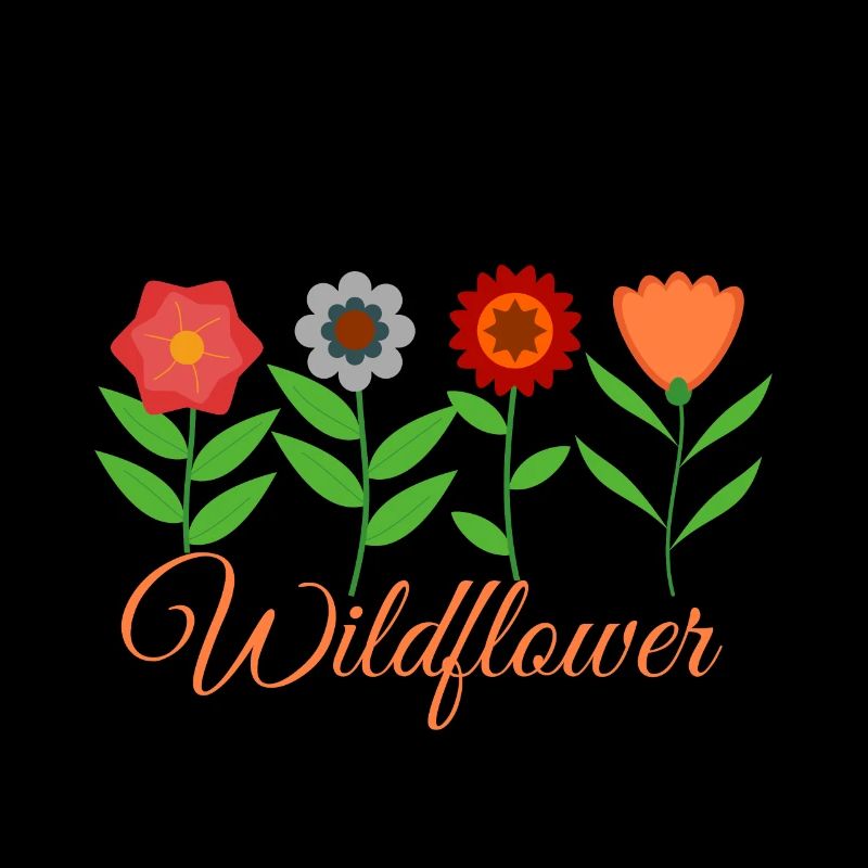 Wildblume Vintage bunt