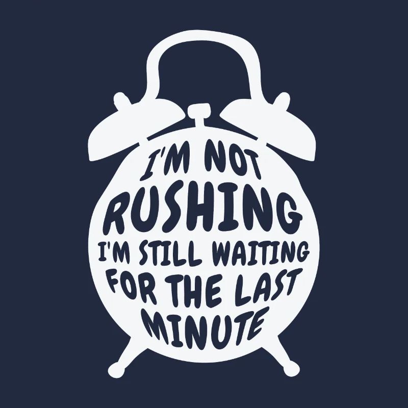 Procrastinating Alarm Clock Procrastinator Work