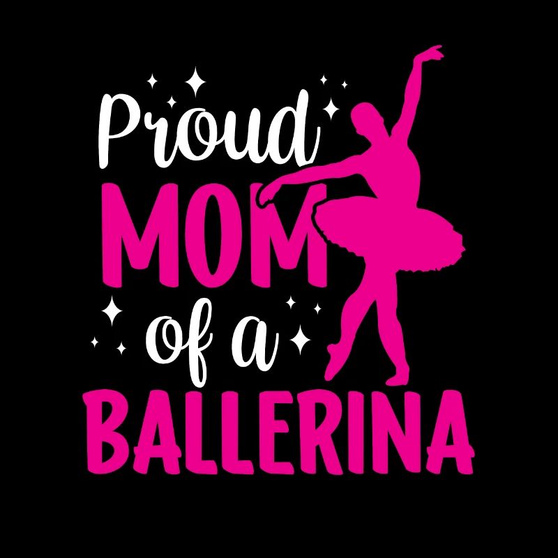 Fière maman d’une danseuse de ballet ballerine