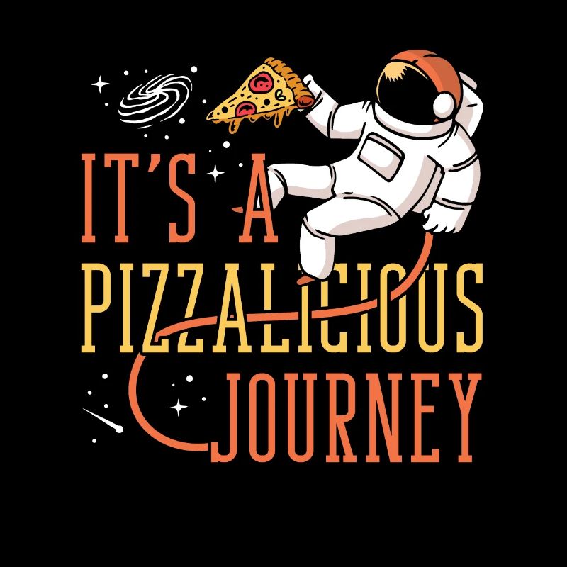 Space Pizza Lover Astronaut Fast Food