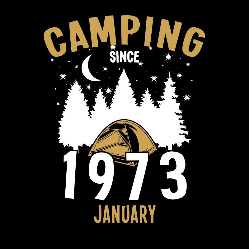 Anniversaire: Camping depuis janvier 1973 Camping