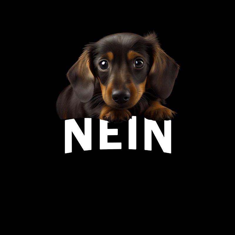 Statement Dachshund, Nö Fun, Einfach Nö, Nein