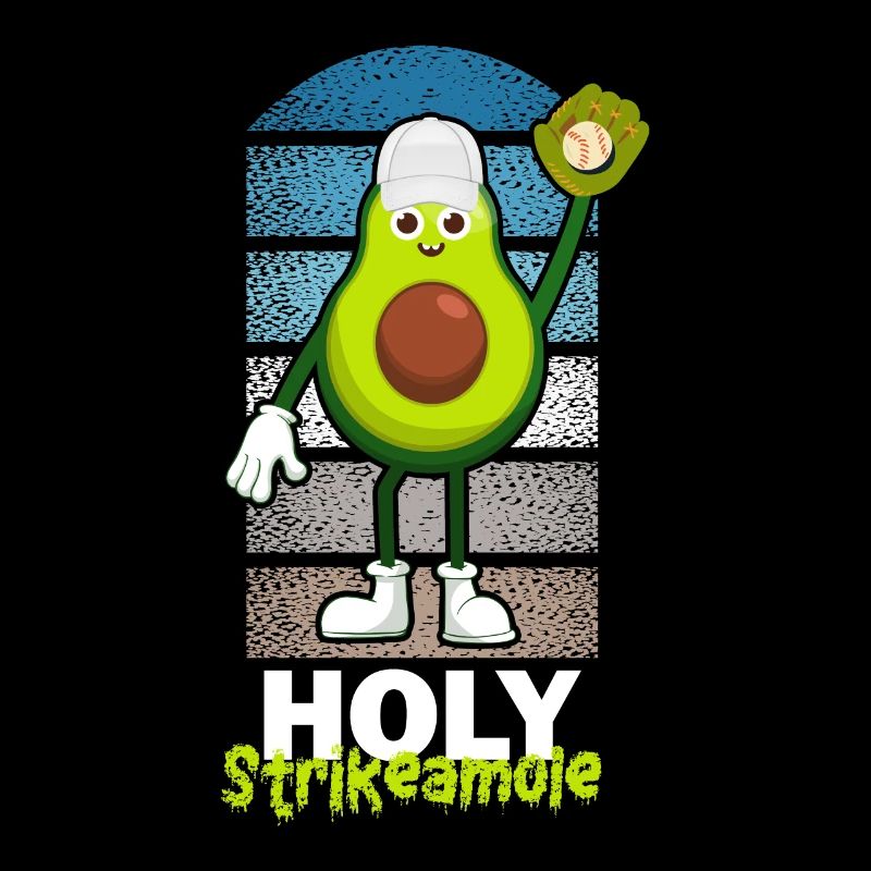 Holy Strikeamole Baseball Softball Avocat