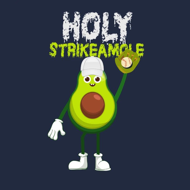 Holy Strikeamole Baseball Softball Avocat