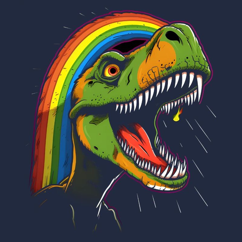 Rainbow Tyrannosaurus