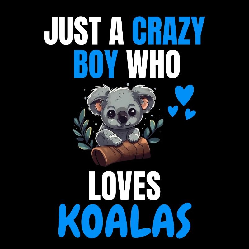 Verrückter Junge Australien Tier Geschenk Koala