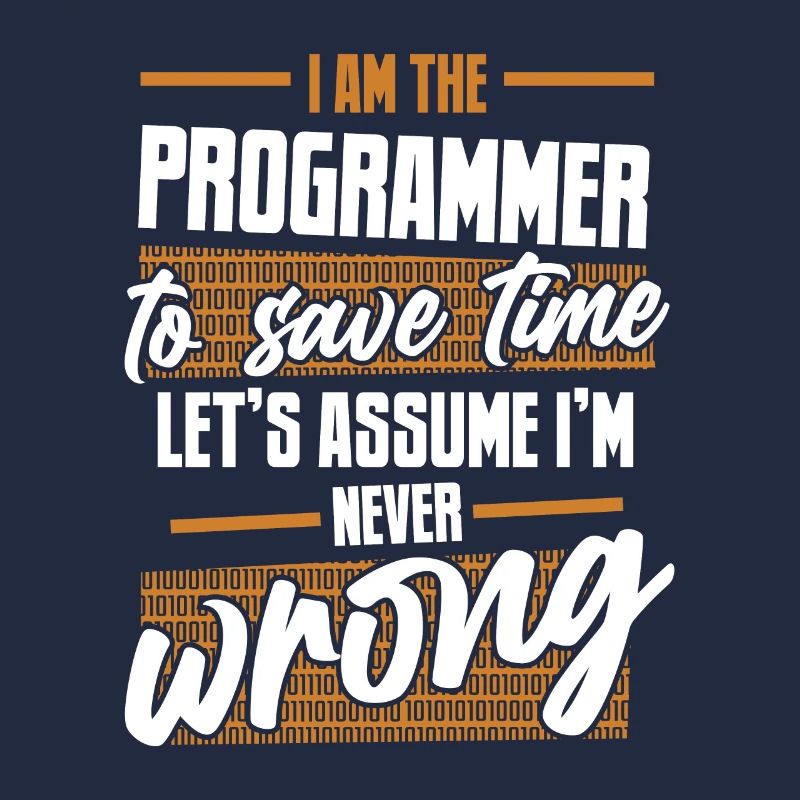 Programmeur Supposons que je ne me trompe jamais de codeur