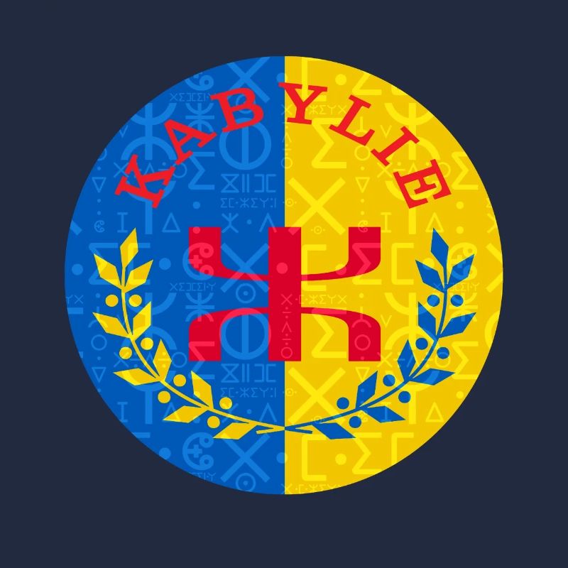 Drapeau Kabylie - écriture tifinagh