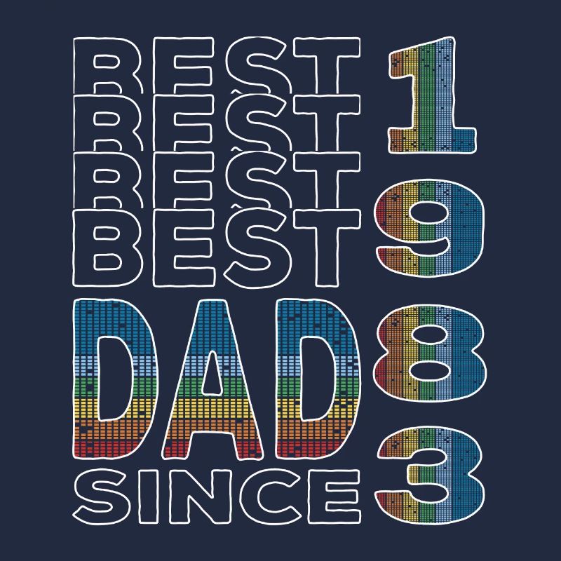 Bester Papa der Welt seit 1983 Vatertag